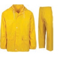 Rubberised Yellow Rain Suit